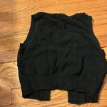 Free People Denson Cropped black Sweater Vest Photo 3