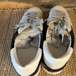 Nature Breeze  White And Black‎ Star Print Sneakers Size 10 Photo 7