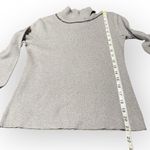 Calvin Klein Gray Cutout Turtleneck Sparkle Neckline Sweater Women’s XS NWT Photo 2