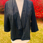 Rock & Republic Lightweight Gleaming studs Jacket Blazer black silver Photo 0