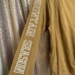 Aerie Mountain Season Golden Brown Mock Neck Sweater Small Photo 4