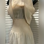 Kendall + Kylie Kendall‎ & Kylie Vanilla Bean Chiffon Maxi Dress SIze 8-10 Tiered Lined NWT Photo 2