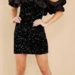 DO+BE  Women's sequin mini Dress Black Size S Photo 0
