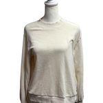 Nation Ltd  Long Sleeve Pullover Sweatshirt Top Mock Neck Ivory White Small S Photo 1