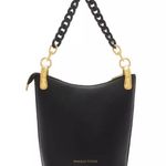 Disney Jasmine Aladdin Bucket Bag/Crossbody Handbag Chain Link Fringe Black New Photo 9