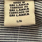 Levi's  Boyfriend Fit Blue & White Striped Women's Shirt‎ Size L Photo 11