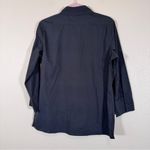 Christine Alexander Blue Rhinestone Stud Button Down Shirt Womens M Casual Black Size M Photo 1