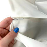 Jay‎ Godfrey Balon White Ruffle Shoulder Long Crepe Gown Size 6 Photo 7