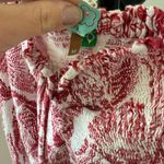 Farm Rio  Strapless Red and White Dress Photo 5