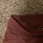 Athleta Salutation Stash Pocket Tight XS Xtra Small Spiced Cabernet Dark Pink Photo 3