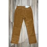 DL1961 Mara Straight Leg Instasculpt Corduroy Ankle Jeans in Vicuna Sz 26 $219 Brown Photo 9