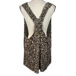Maurice's SZ 3 (1X-Large) Tank Top Leopard Stretch Racerback V-Neck Hi-Low Hem Photo 4
