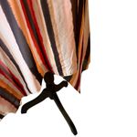 Alex Marie Striped Multicolored Shear Lined Asymmetrical Midi Women's Size Small Photo 2