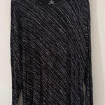 Apt. 9  Women's Black and White Striped Long Sleeve Top Size XL Photo 0