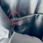 Nanushka Siwa Dress Wrap Long Sleeve Satin Light Blue Size Medium Photo 5