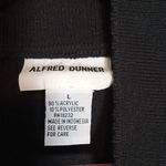 Alfred Dunner Black Collared Sweatshirt Cottage Core Gradma 80s 90s Size L Size L Photo 2