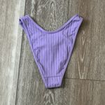 PacSun Lavender Purple Rib Knit Bikini Bottom Sz S Photo 4