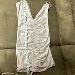 NWT 8 Birdies Boutique Brand Ruched Baby Pink Mini Dress with open back size S Photo 4