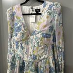 Bardot NWT Dress Zelina Spring Floral Long Sleeve Minidress Size XL / US 10 Photo 8