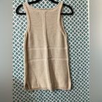 Liz Claiborne Women's Cream knitted Tank top size medium Photo 4