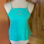 O'Neill O’Neill Green Feminine Lace Trimmed Tank Top Photo 5