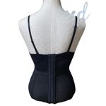 Vintage Corset Bra Lace Bow Black adjustable straps size medium Photo 7