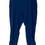 DB Sunday Dressbarn New Jogger Lounge Pants Tie Ankle Navy Blue Women’s Size 14 Photo 0