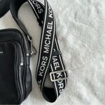 Michael Kors  Medium Leather Logo Tape Crossbody Bag Photo 4