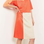 Misook NWT Colorblock Soft Knit Midi Shift Dress Size XS Photo 1