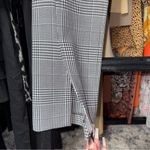 ZARA Woman High-Waist Glen Plaid Straight-Leg Trousers Photo 7