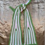 green, pink and white crochet halter dress Size M Photo 3