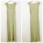 Reformation  Bliss Maxi Ribbed Dress Limon Sleeveless Size Small S Photo 2