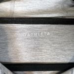 Athleta  Hoodie Women's Large Heathered Grey Drawstring Cropped Pullover Athletic Photo 3