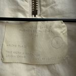 ALLSAINTS  Size 8 100% Linen Harlequin Button Front Trench Coat Lagenlook Photo 13