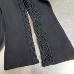 Anthropologie Knitted & Knotted Black Cashmere Blend Sweater - Small - GUC Photo 3