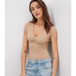 American Eagle ✨AE V-Neck Cinch Front Bodysuit✨ Photo 1