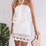 Impressions Boutique White Lace Dress Photo 0