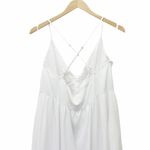 Lulus NWT Santorini Sweetness White Backless Linen Blend Midi Dress Size XL NEW Photo 7