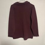 Ann Taylor  Deep Burgundy Knit Jacket Photo 3