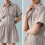Anthropologie  The ‘Heynasreen’ Tobie Shirt Dress by Exquise, Size Size XL Photo 1