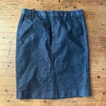Gap  dark wash size 6T Y2K denim business casual pencil skirt Photo 0