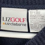 Liz Claiborne Vintage 90's   S Women's Sweater Vest Lattice Flowers Knit Pullover Photo 1