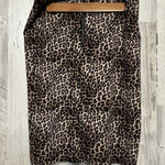 Alfani Pencil Skirt Women’s Size 6P Leopard Print Stretch Zip Back Career Skirt Photo 0