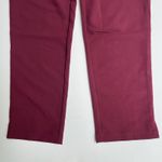 FIGS Yola High Waisted Scrub Pants Burgundy Petite Size XS NEW Photo 4