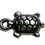 Turtle Pendant Silver Tone Charm Bracelet Necklace Jewelry Craft Dangle c Nautic Photo 0