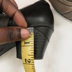 Y2K Quirky Black grey genuine leather ballet flats t Photo 2