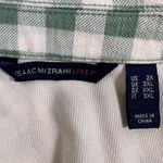 Isaac Mizrahi  True Denim Gingham Jean Jacket Soft Spruce Photo 4