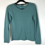 Benedetta B Made‎ In Italy Green Cashmere Wool Blend Sweater Size S Button Back Photo 0
