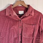American Eagle Corduroy Button-Up Cropped 100% Cotton Jacket Women’s Size XS Photo 3