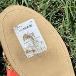 Jack Rogers  Classic Orange Gold Flat Sandal Size 10 Photo 2